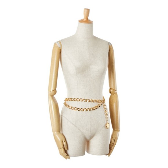 Chanel Coco Mark Medallion 31 Cambon Chain Belt, Gold Plated, Women's - Picture 6 of 6